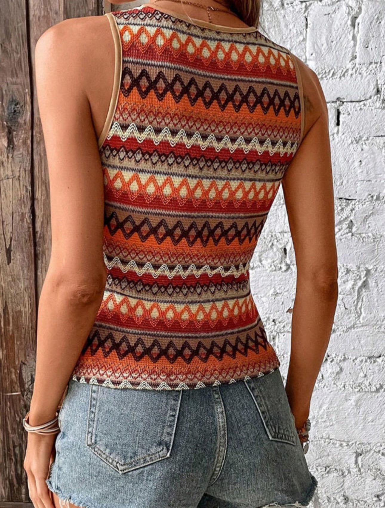 Geo Knit Tank